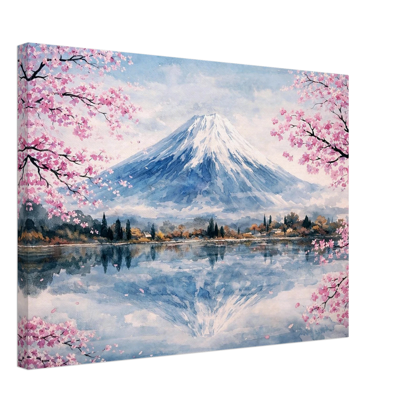Il Respiro del Monte Fuji Canvas arte asiatica premium