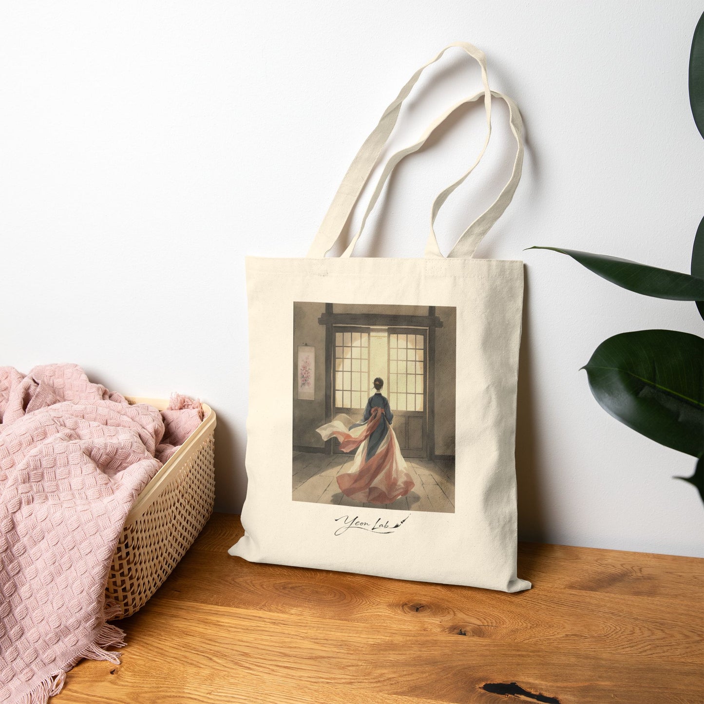 Oltre la Soglia Cotton Canvas Tote Bag