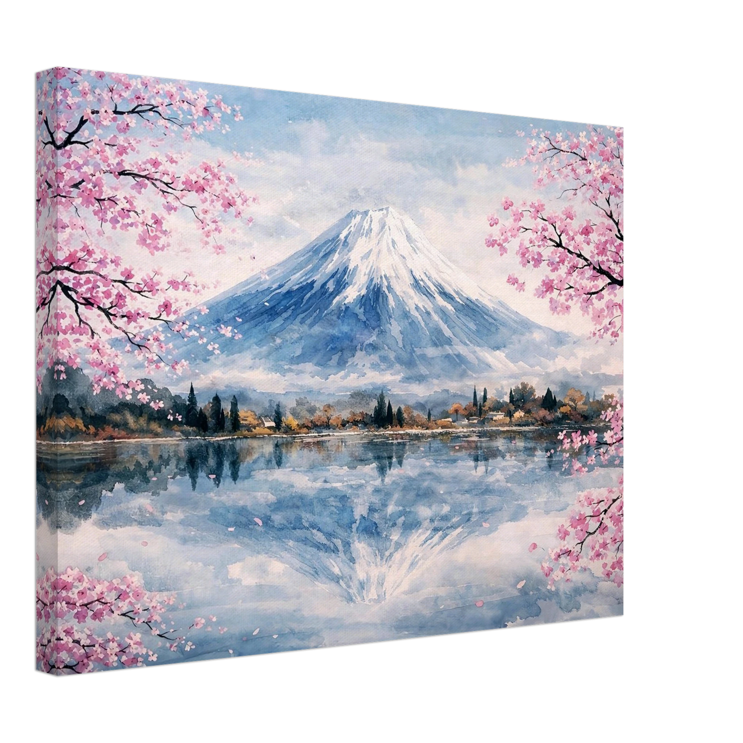 Il Respiro del Monte Fuji Canvas arte asiatica premium