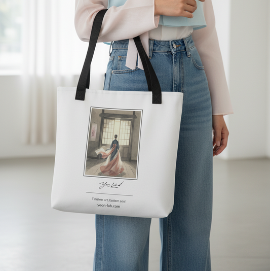 Oltre la Soglia Signature Tote Bag arte asiatica premium