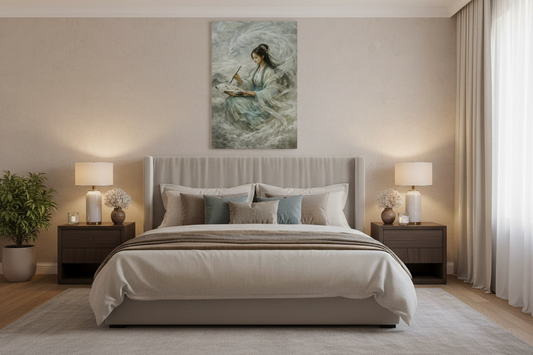L'Arte della Rinascita Canvas arte asiatica premium