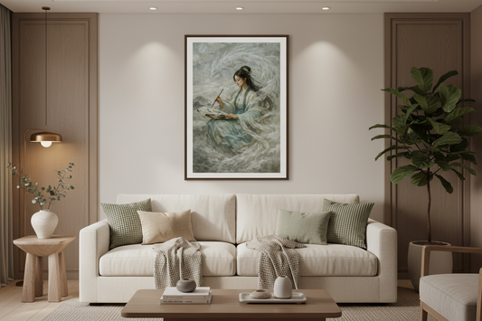 mockup - l'arte della rinascita - soggiorno