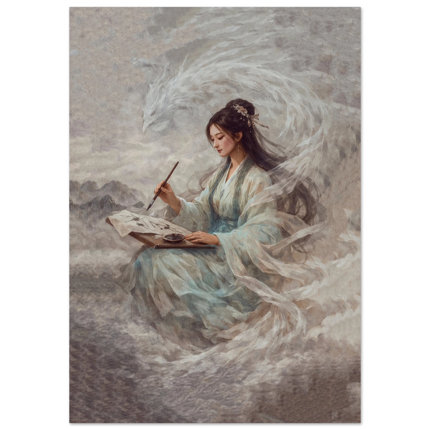 L'Arte della Rinascita Fine Art Poster arte asiatica premium