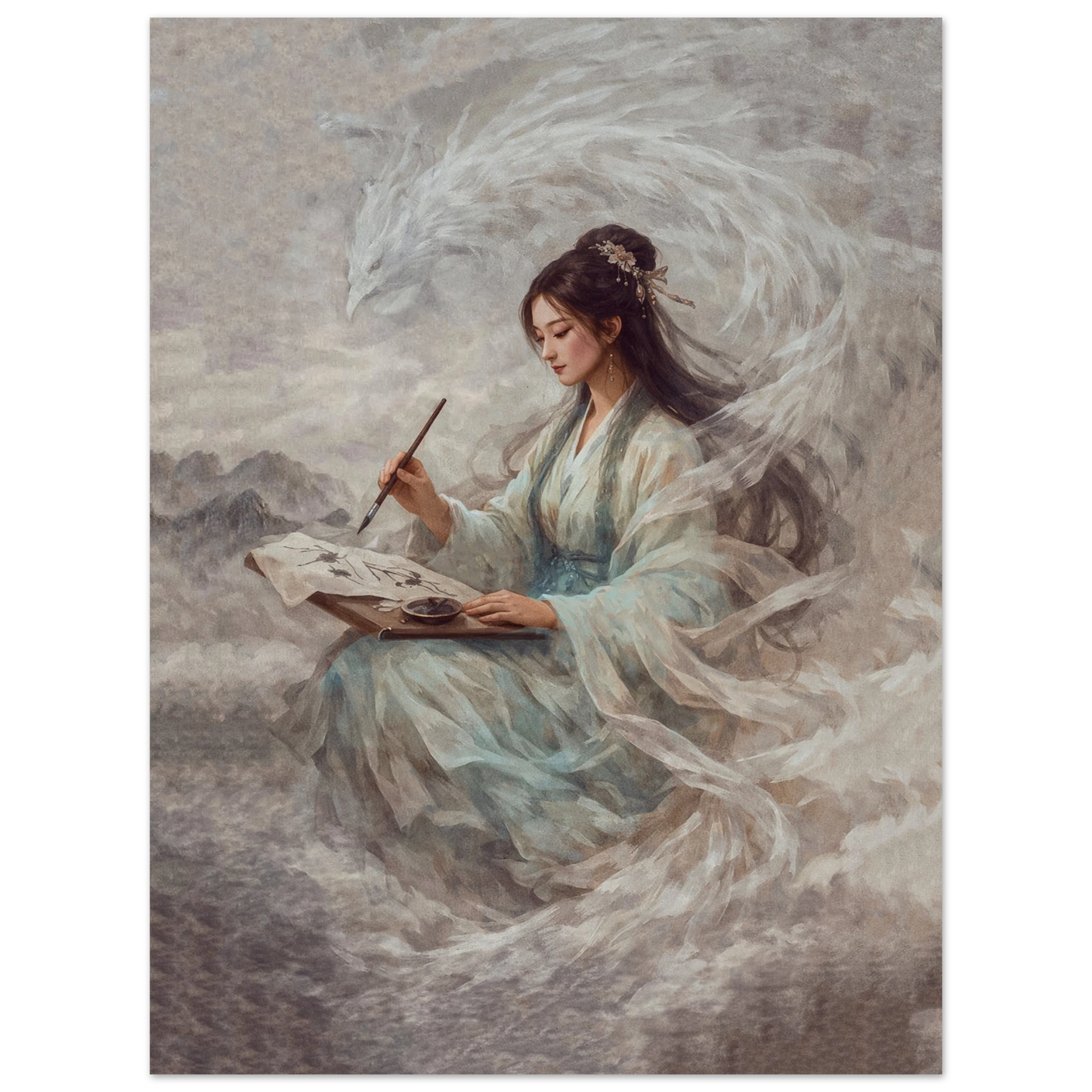 L'Arte della Rinascita Fine Art Poster arte asiatica premium