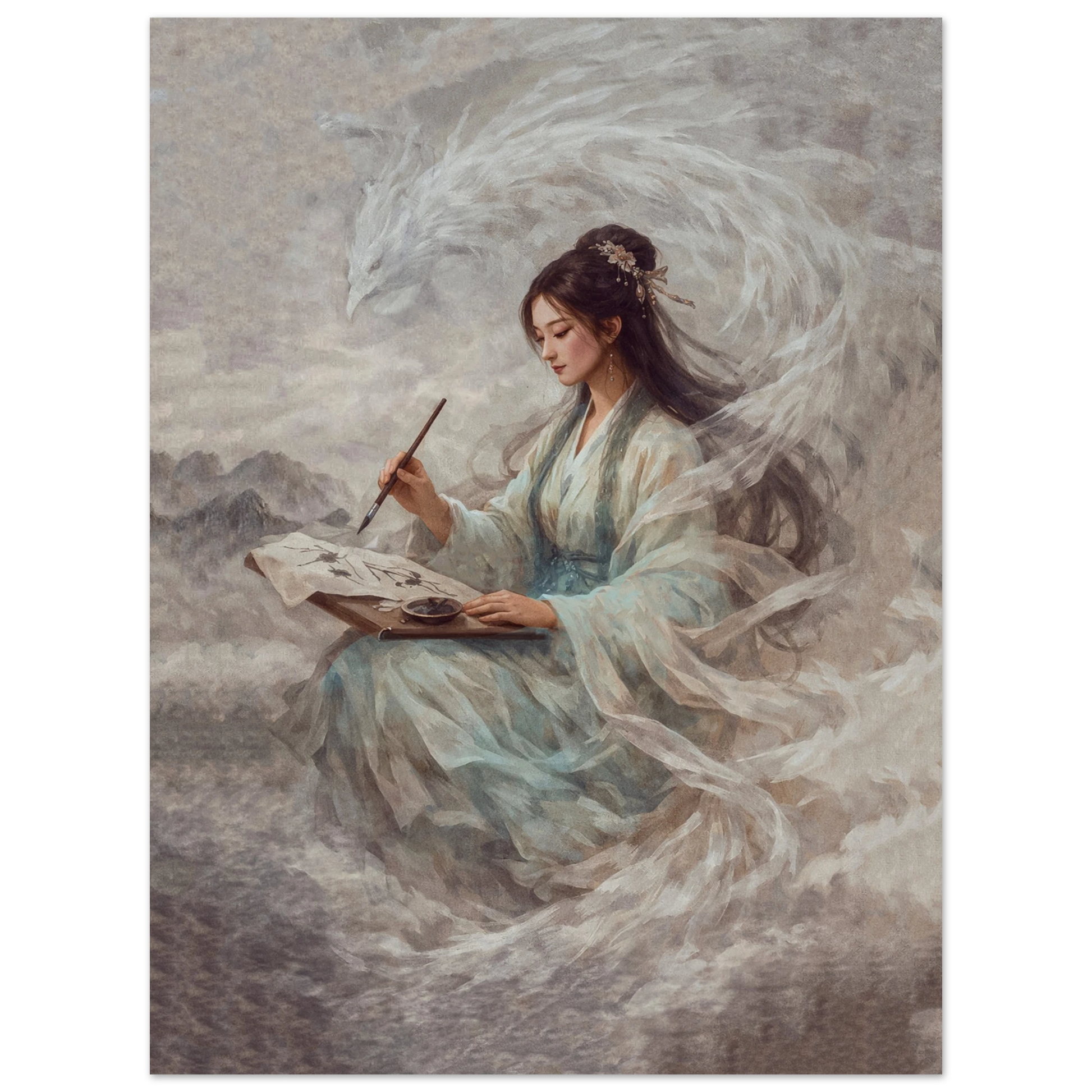 L'Arte della Rinascita Fine Art Poster arte asiatica premium