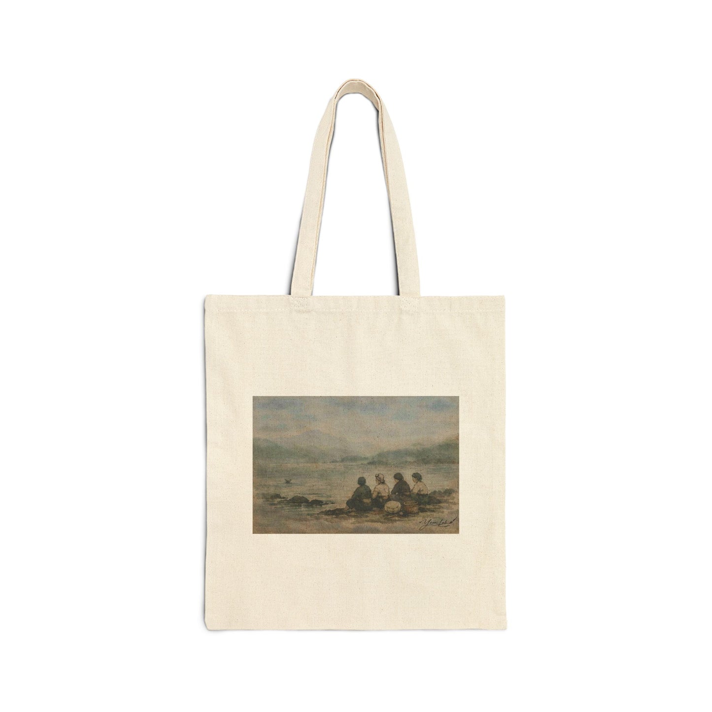 Custodi Di  Mare Cotton Canvas Tote Bag