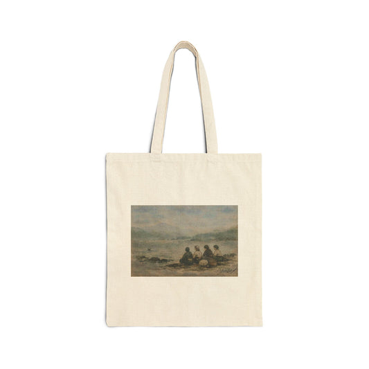 Custodi Di  Mare Cotton Canvas Tote Bag