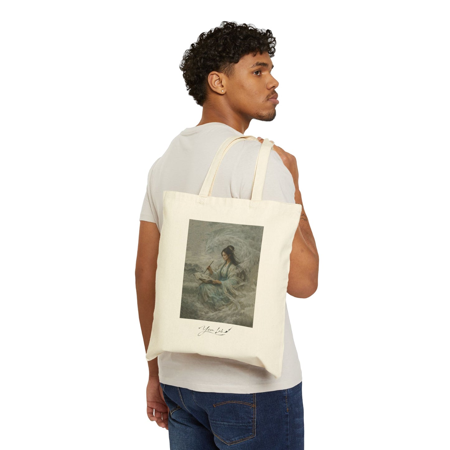 L'Arte Della Rinascita Cotton Canvas Tote Bag