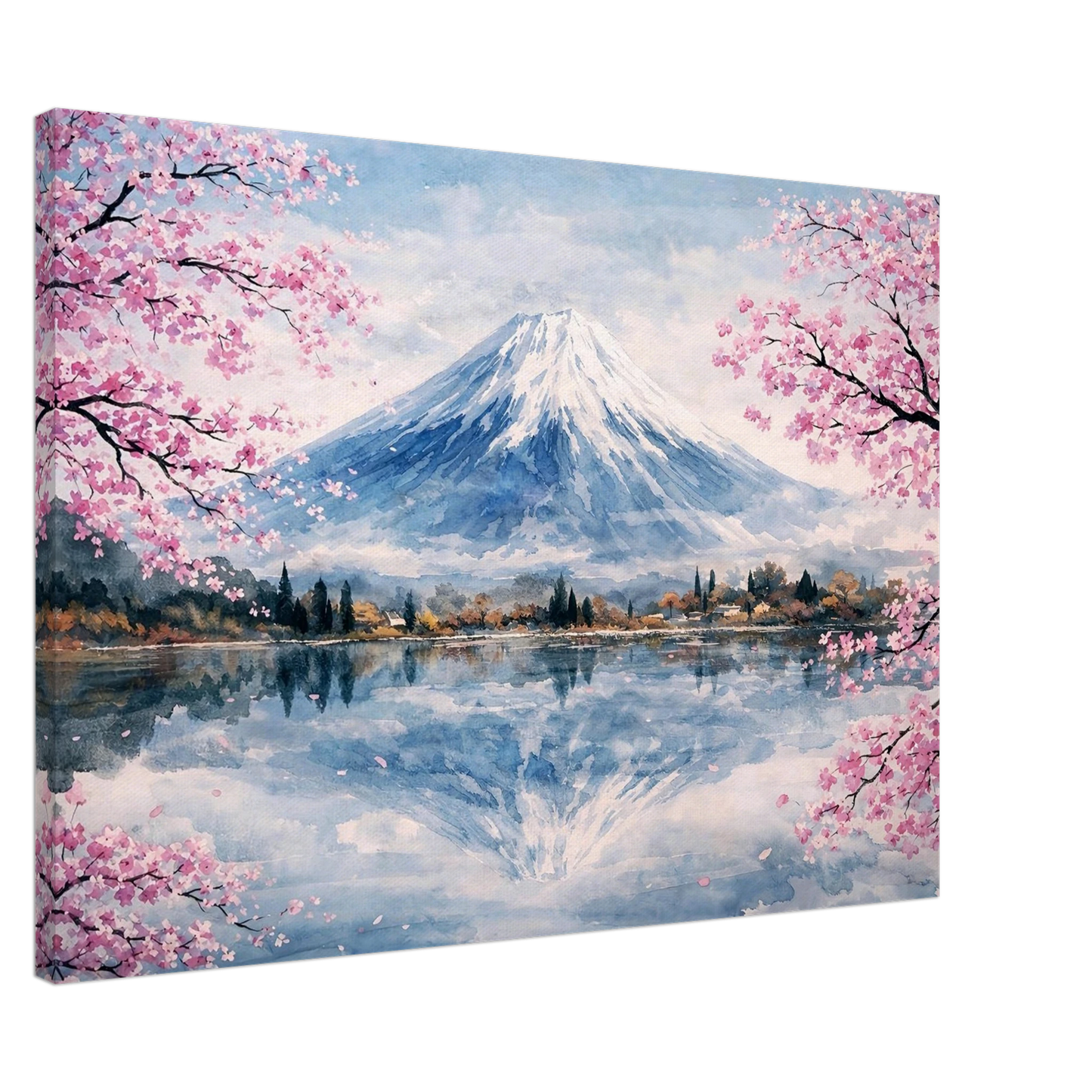 Il Respiro del Monte Fuji Canvas arte asiatica premium