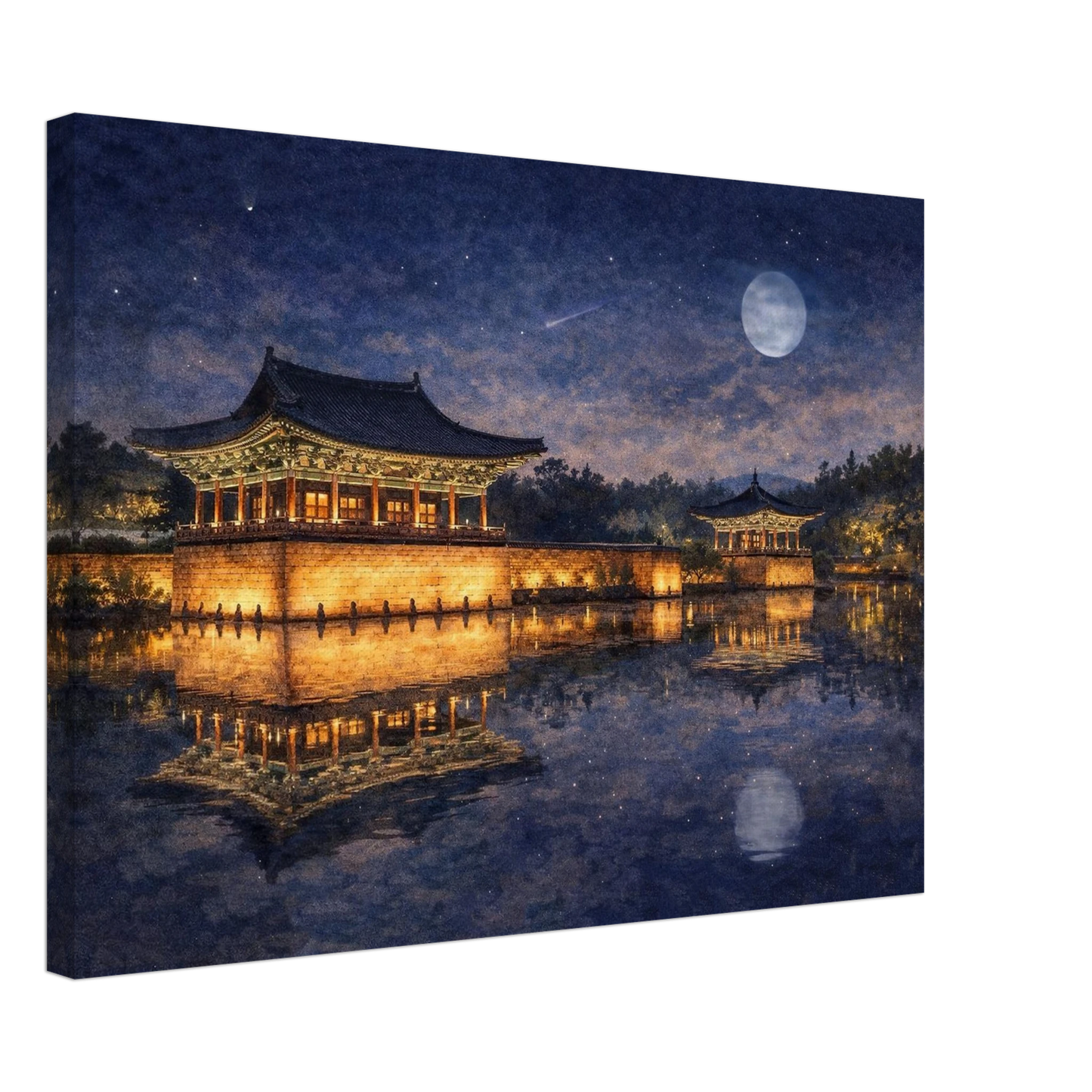 Le Luci di Donggung Palace Canvas arte asiatica premium
