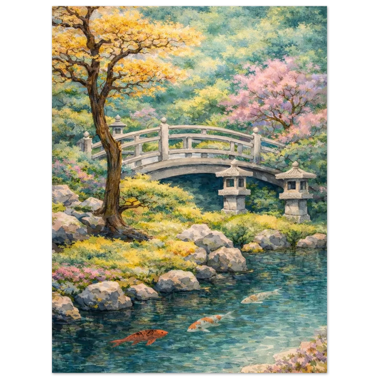 Il Ponte della Quiete Fine Art Poster arte asiatica premium