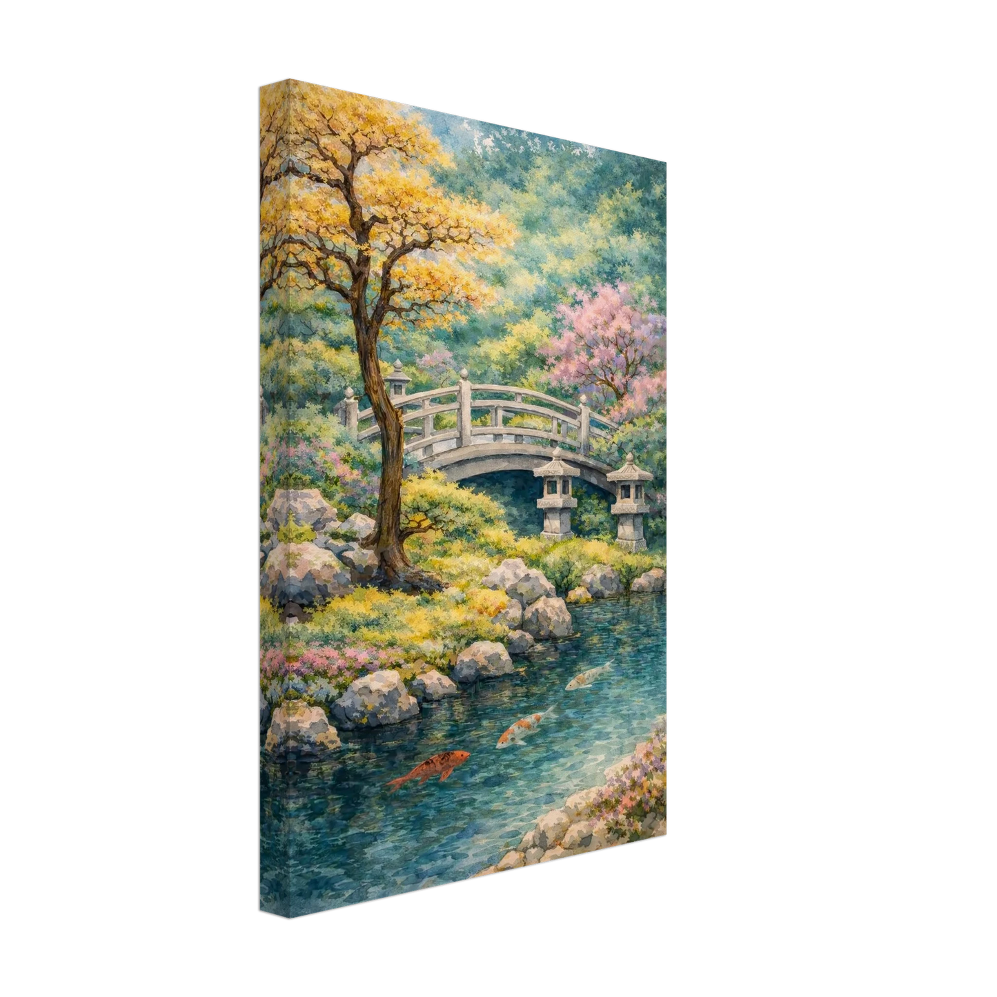 Il Ponte della Quiete Canvas arte asiatica premium