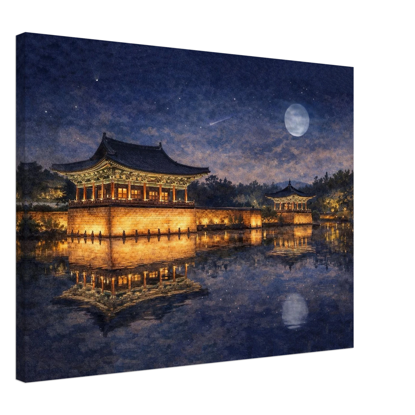 Le Luci di Donggung Palace Canvas arte asiatica premium