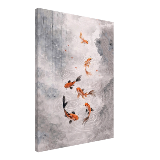 Armonia Koi Canvas arte asiatica premium
