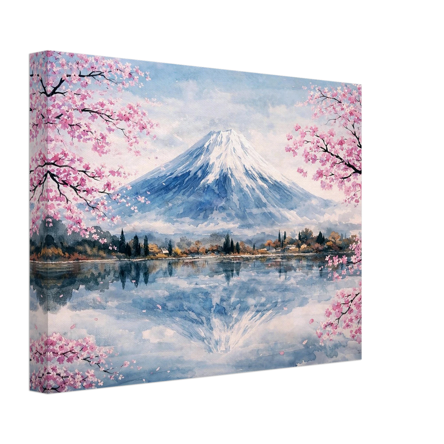 Il Respiro del Monte Fuji Canvas arte asiatica premium