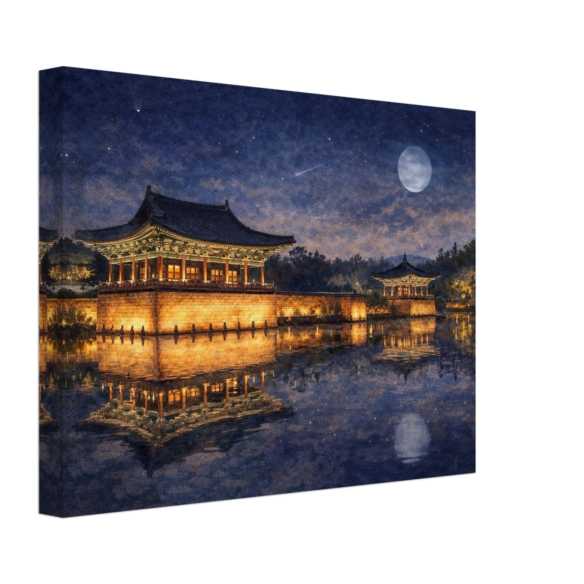 Le Luci di Donggung Palace Canvas arte asiatica premium