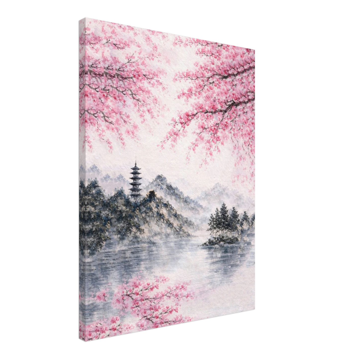Rifugio di Primavera Canvas arte asiatica premium