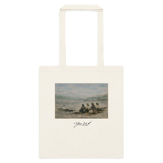 Custodi del Mare Classic Tote Bag arte asiatica premium