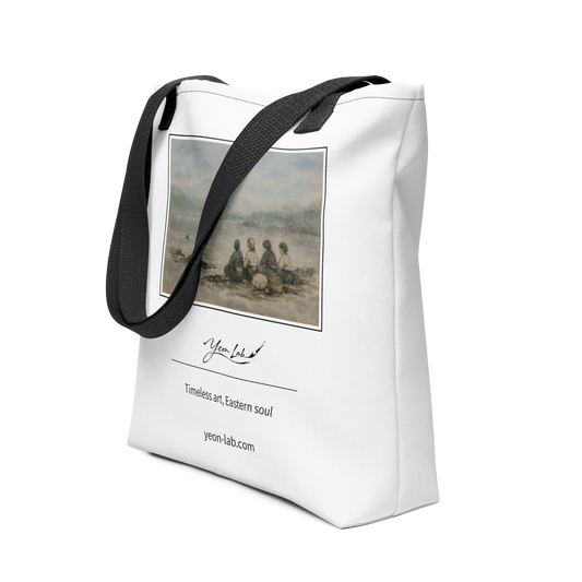 Custodi del Mare Signature Tote Bag arte asiatica premium