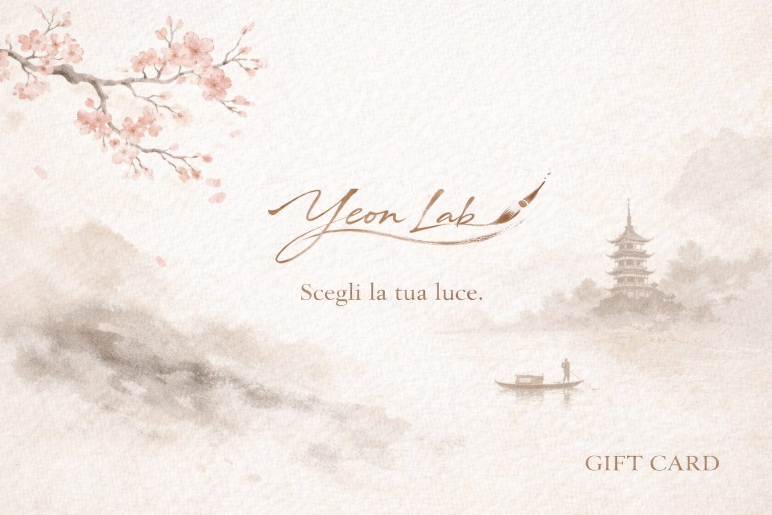 Gift Card Yeon-Lab arte asiatica premium