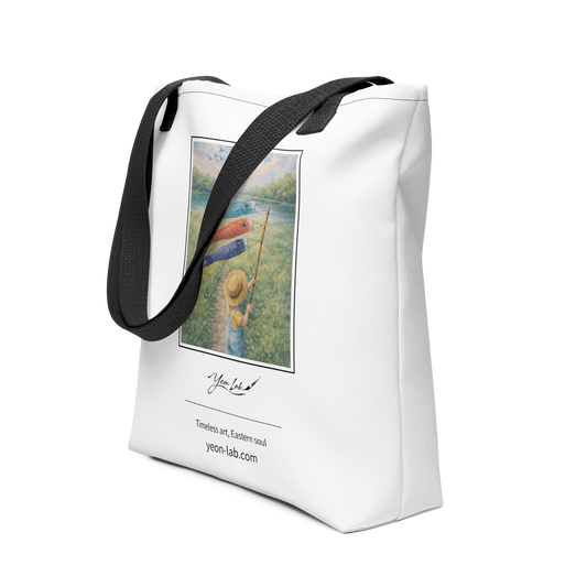 Il Vento dei Ricordi Signature Tote Bag arte asiatica premium