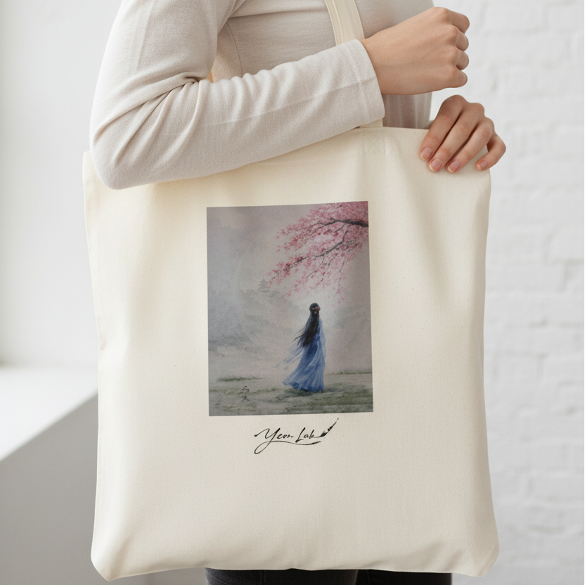 Tra Fiori e Destino Classic Tote Bag mockup
