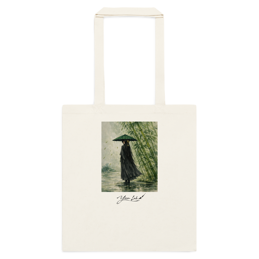 Tra Pioggia e Silenzio Classic Tote Bag arte asiatica premium