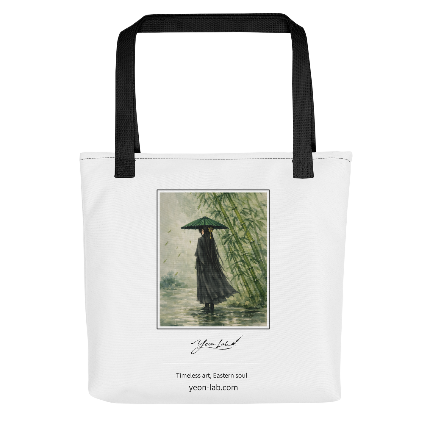 Tra Pioggia e Silenzio Signature Tote Bag png1