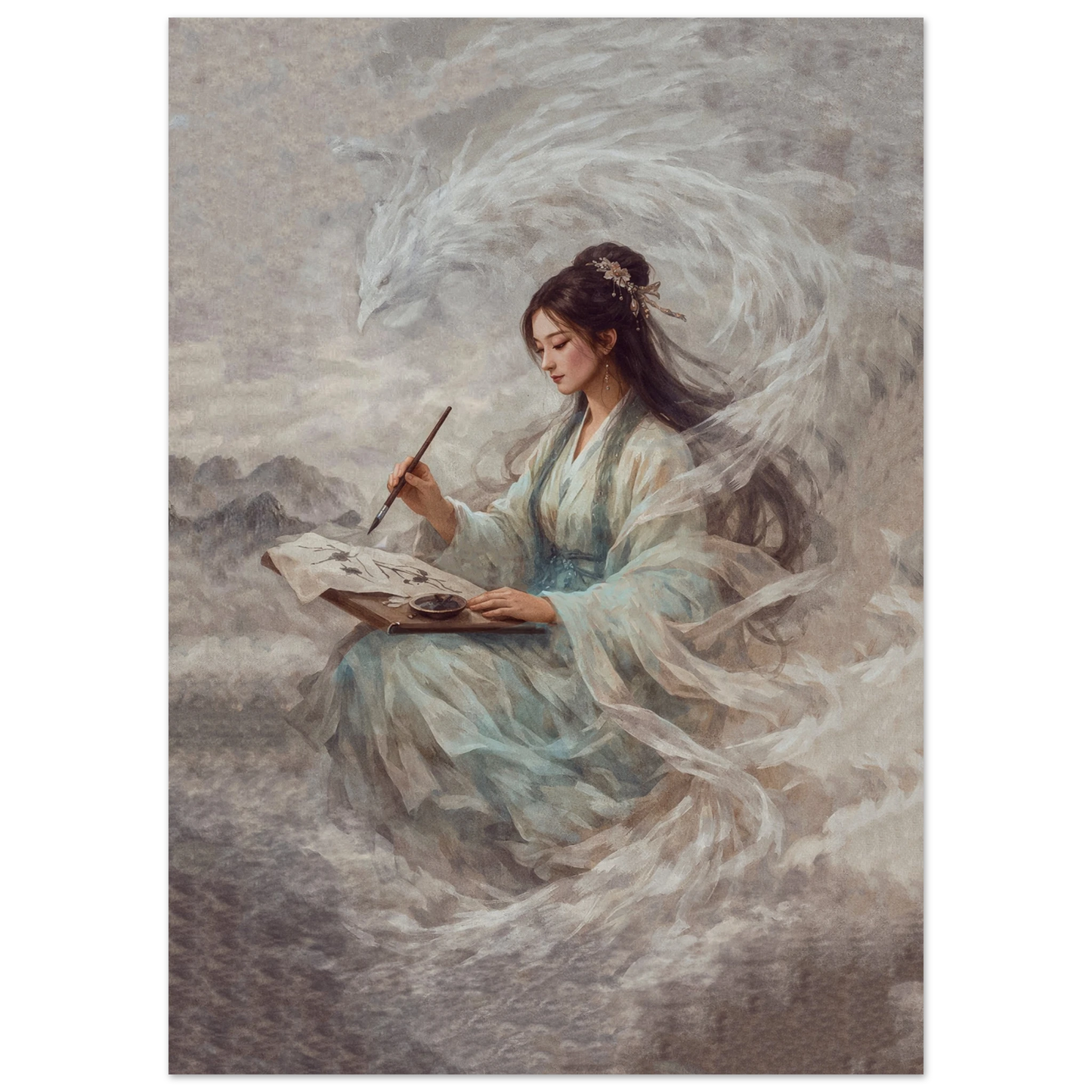 L'Arte della Rinascita Fine Art Poster arte asiatica premium