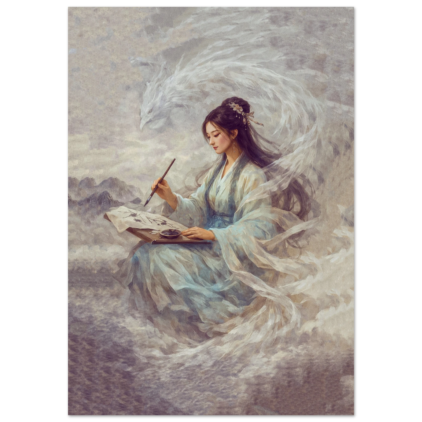 L'Arte della Rinascita Fine Art Poster arte asiatica premium