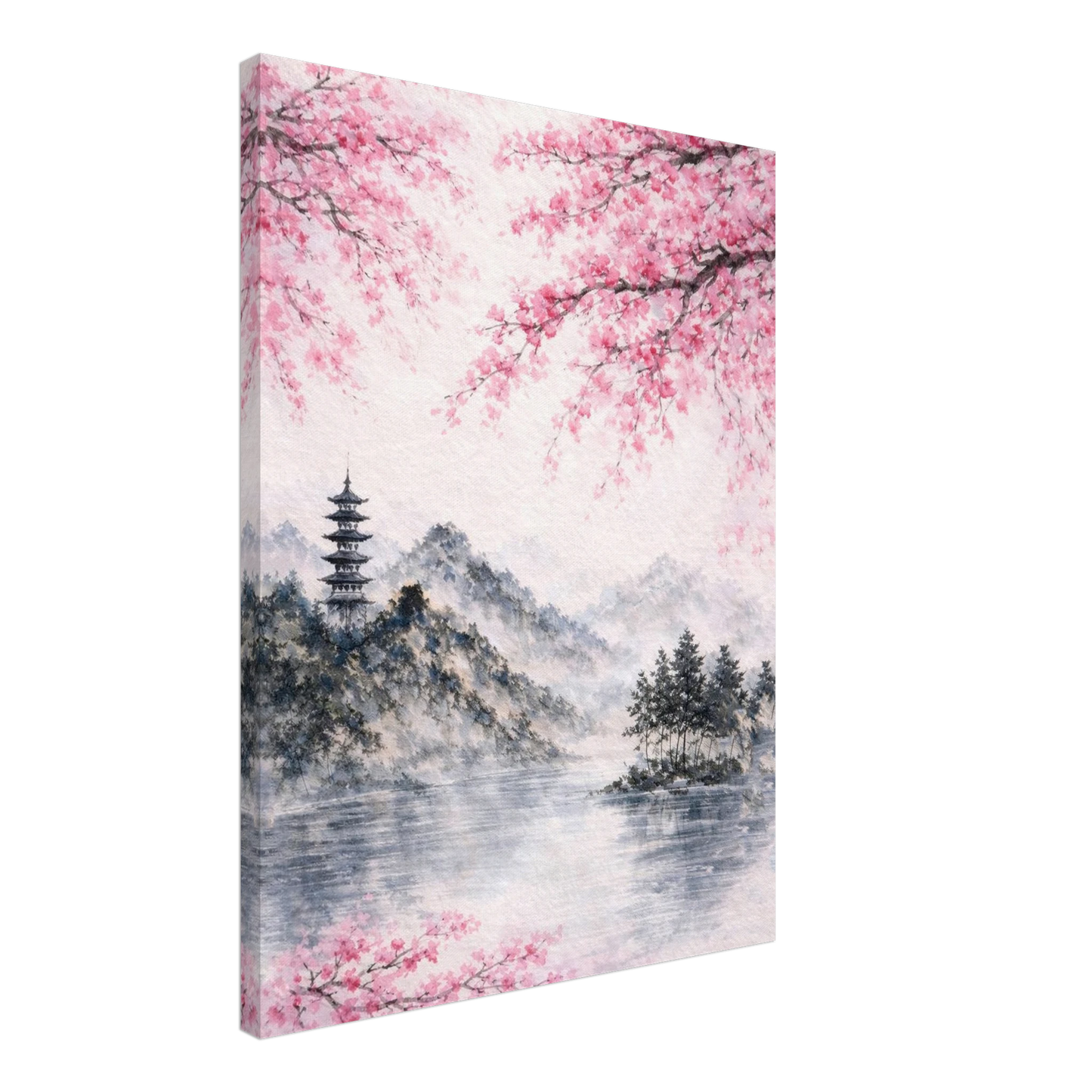 Rifugio di Primavera Canvas arte asiatica premium