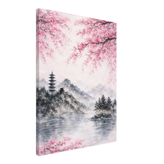 Rifugio di Primavera Canvas arte asiatica premium