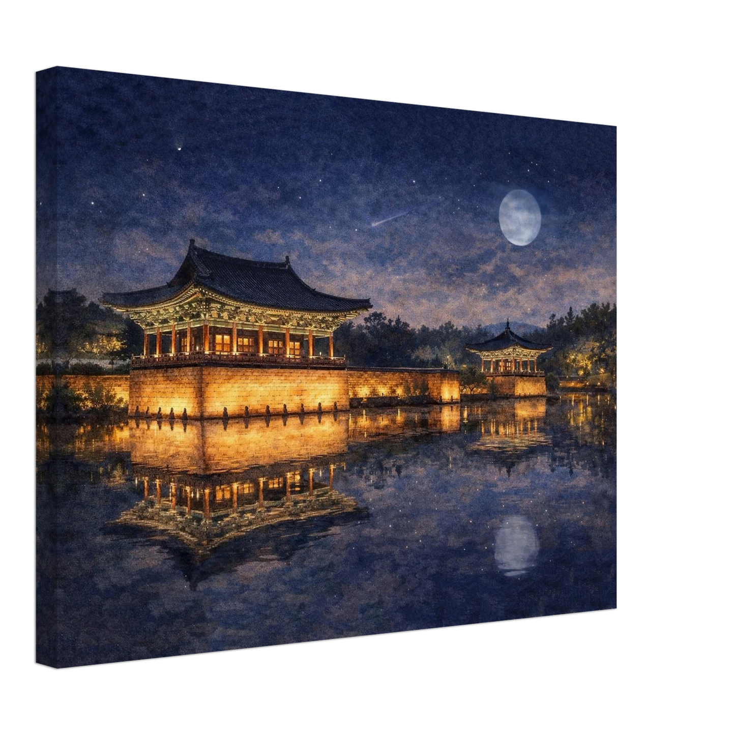Le Luci di Donggung Palace Canvas arte asiatica premium