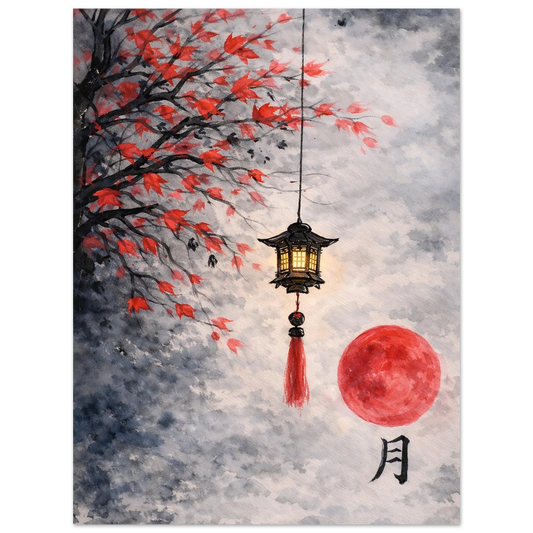 Luce d'Autunno Fine Art Poster arte asiatica premium