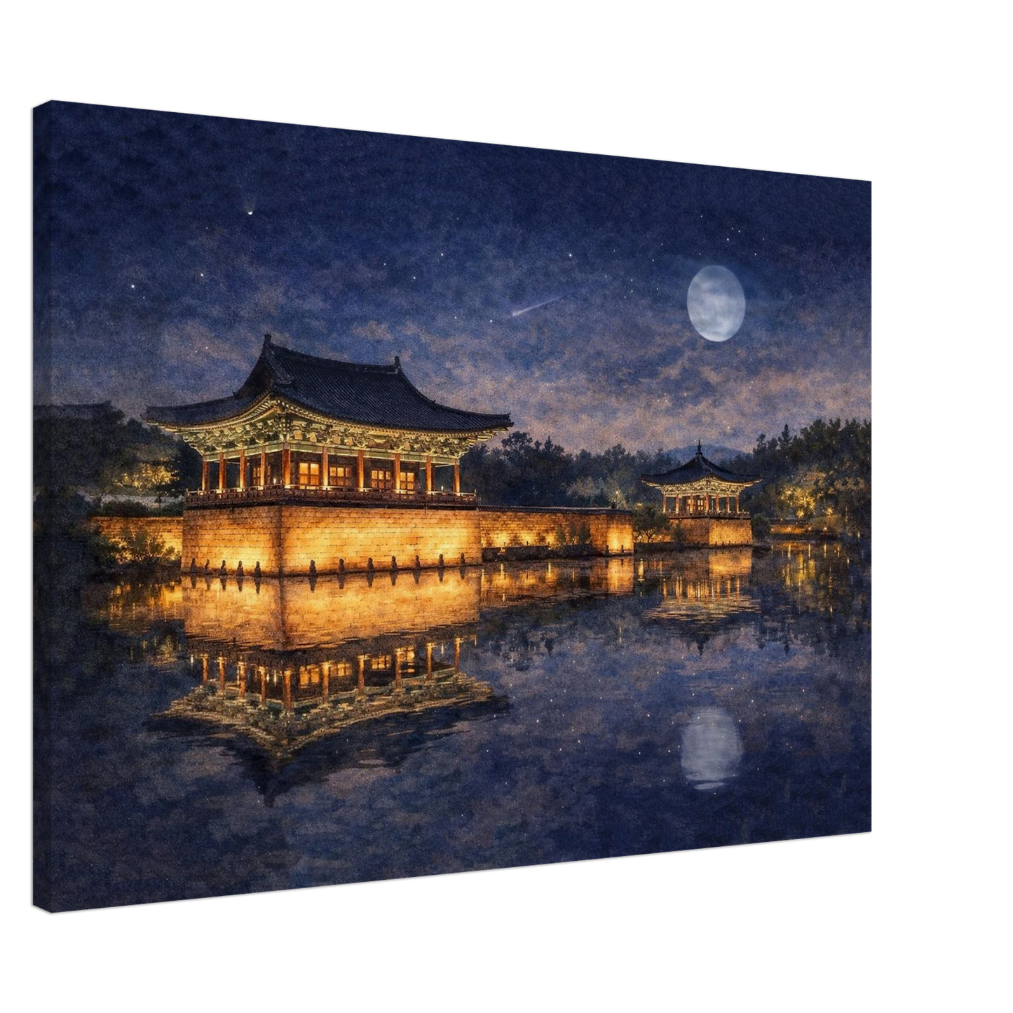 Le Luci di Donggung Palace Canvas arte asiatica premium