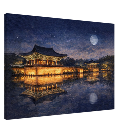 Le Luci di Donggung Palace Canvas arte asiatica premium
