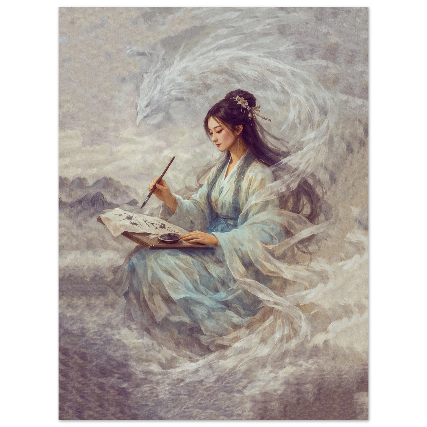 L'Arte della Rinascita Fine Art Poster arte asiatica premium