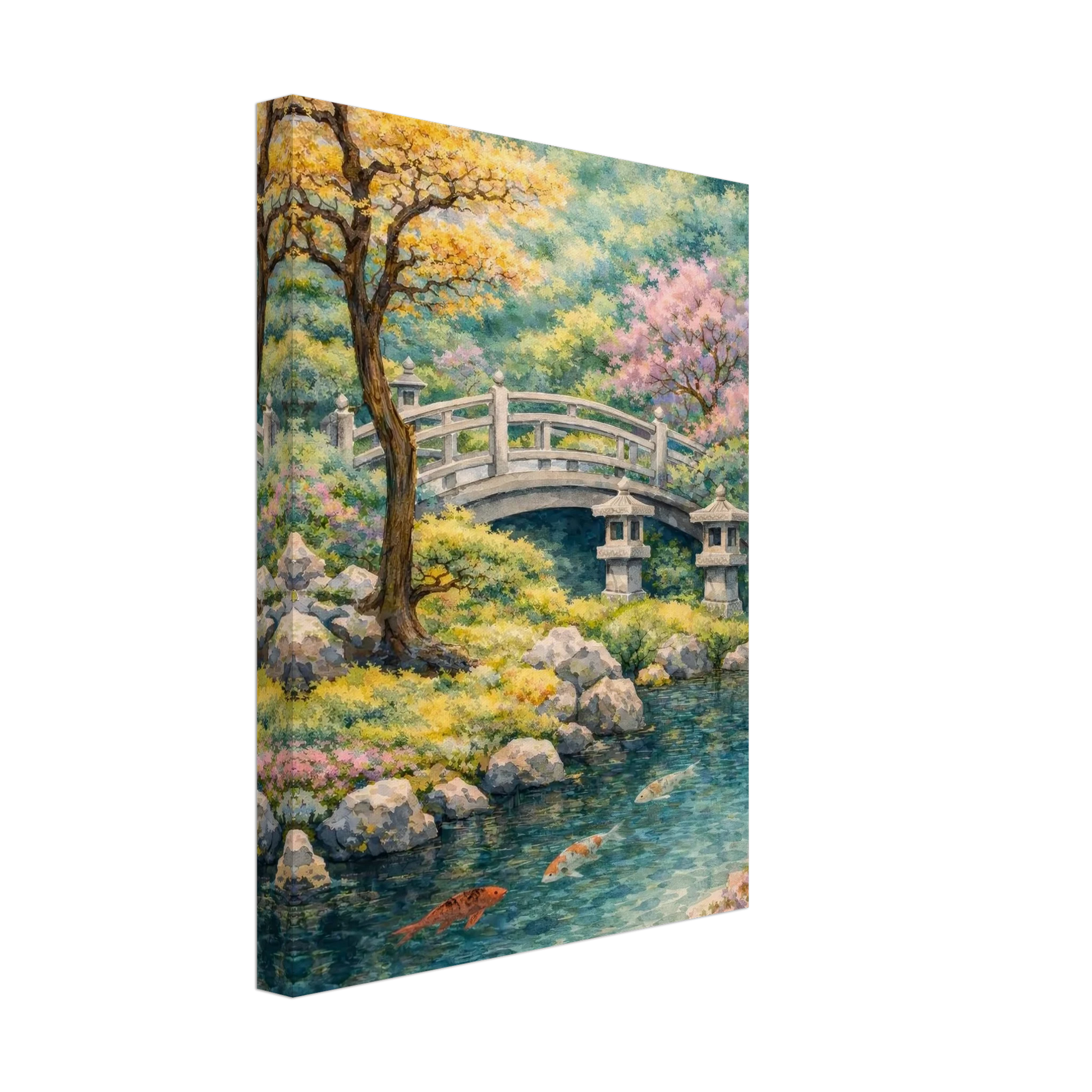 Il Ponte della Quiete Canvas arte asiatica premium