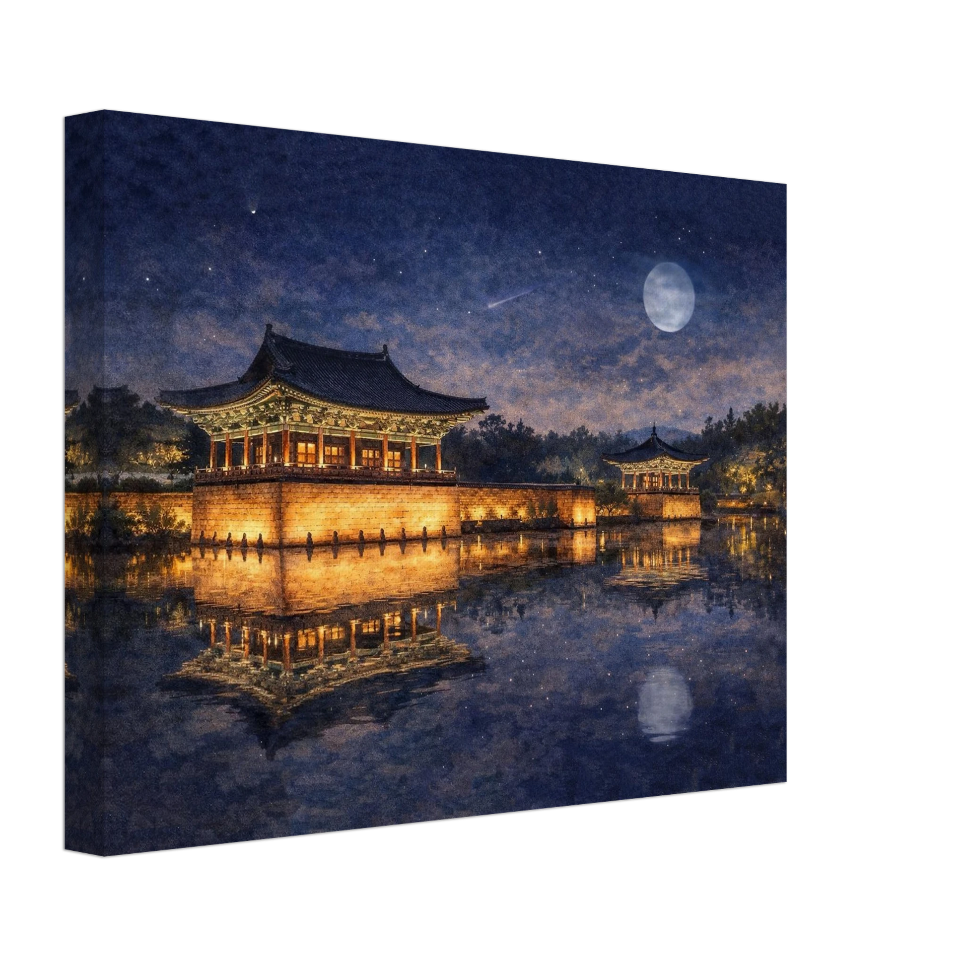 Le Luci di Donggung Palace Canvas arte asiatica premium