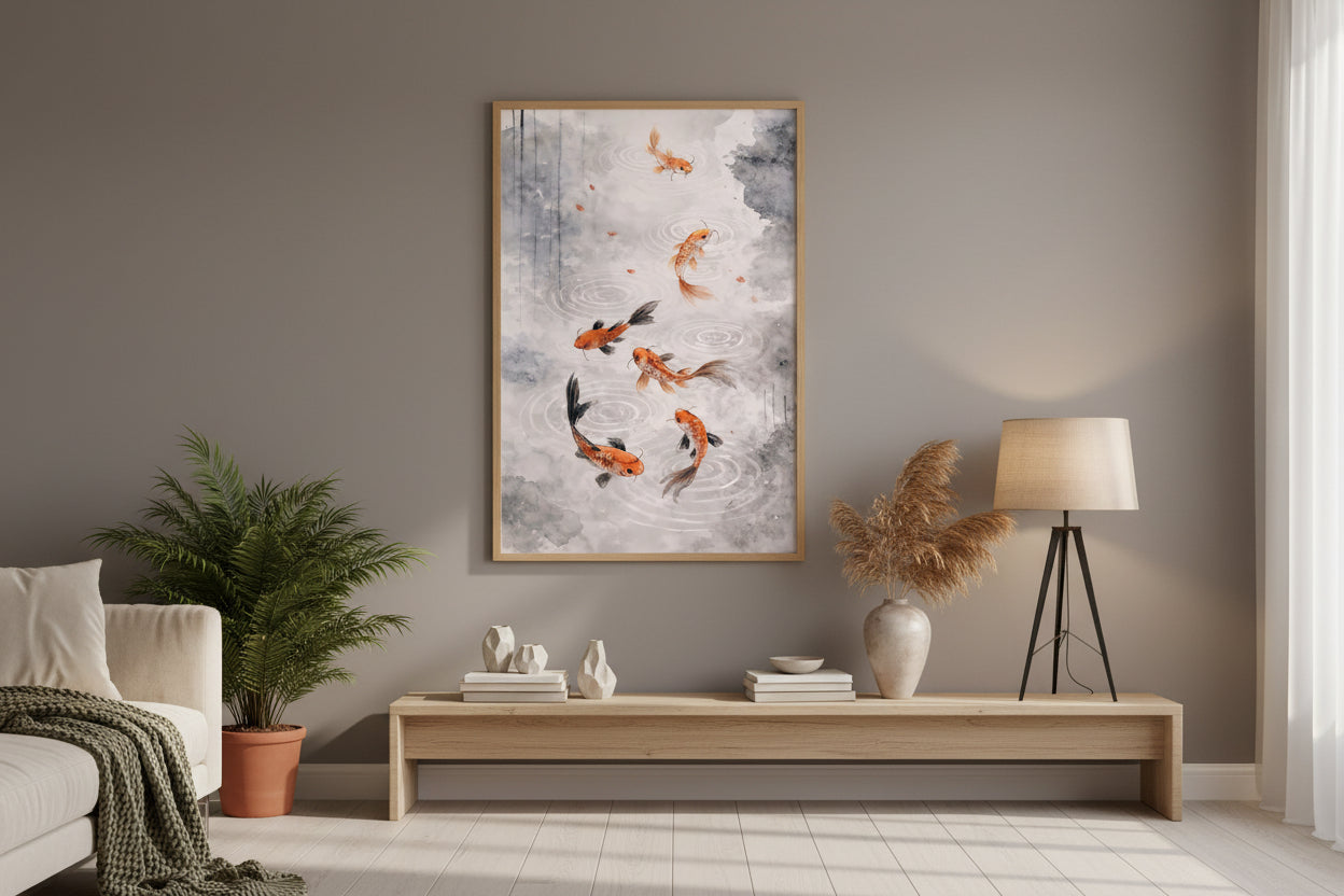 mockup - armonia koi - soggiorno