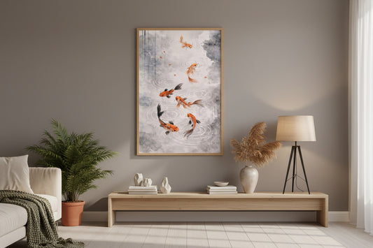 mockup - armonia koi - soggiorno
