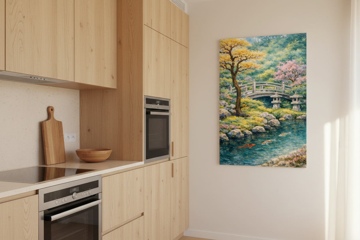 mockup - il ponte della quiete cucina - canvas
