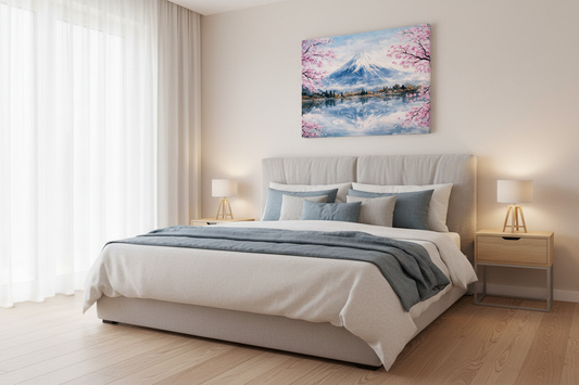 mockup - il respiro del monte fuji - camera canvas