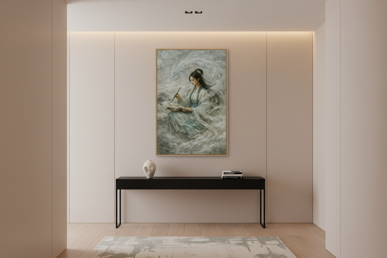 mockup - l'arte della rinascita- corridoio