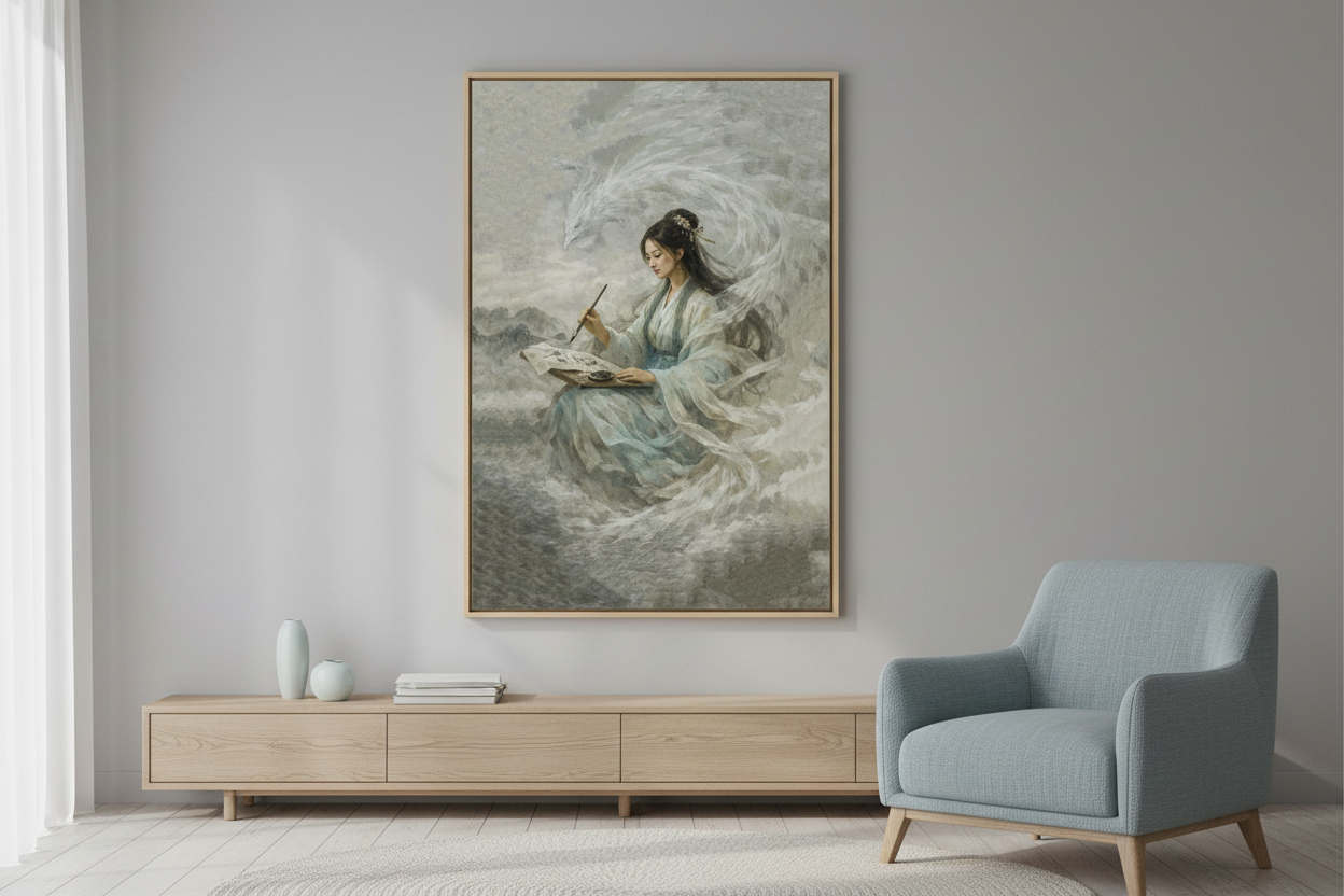 mockup - l'arte della rinascita - soggiorno