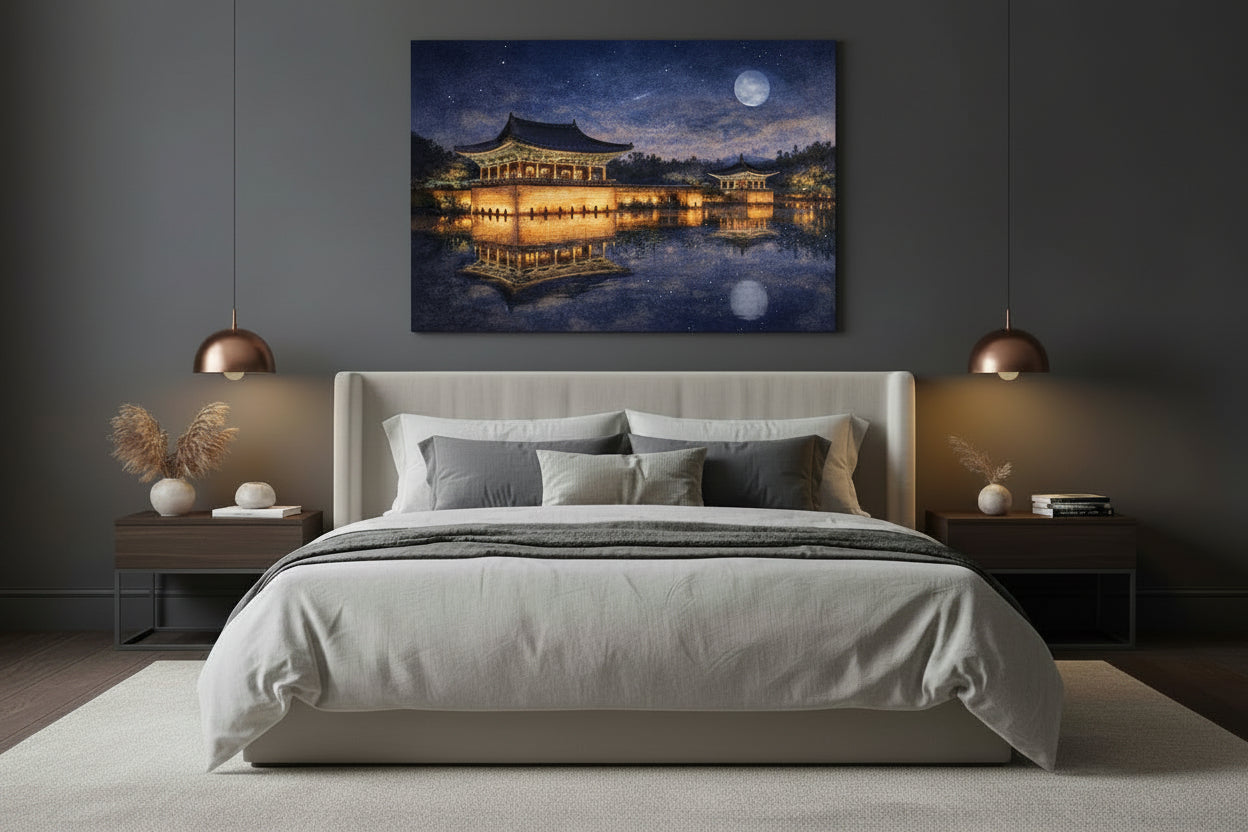 mockup - le luci di donggung palace - camera canvas