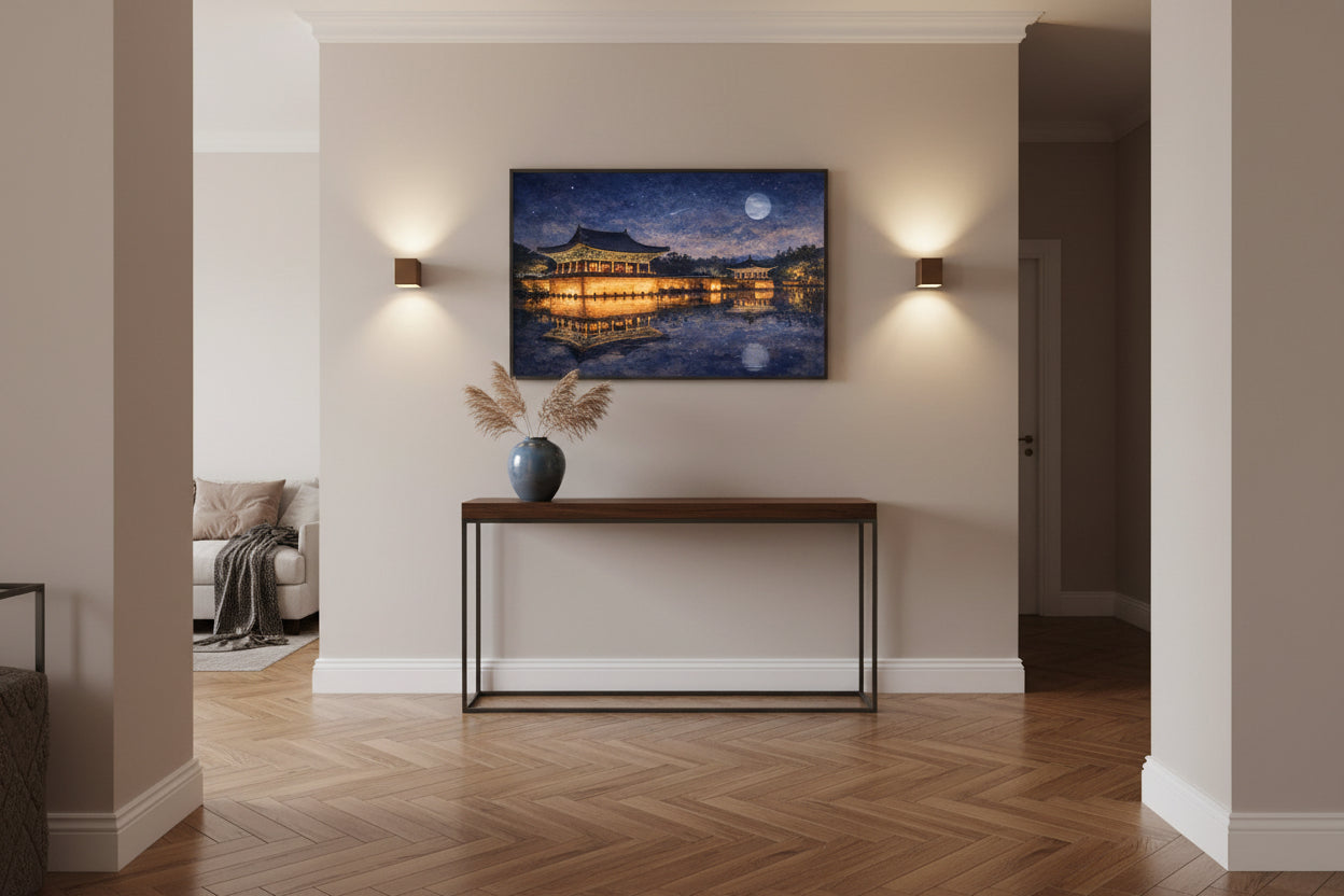 mockup - le luci i donggung palace  - corridoio