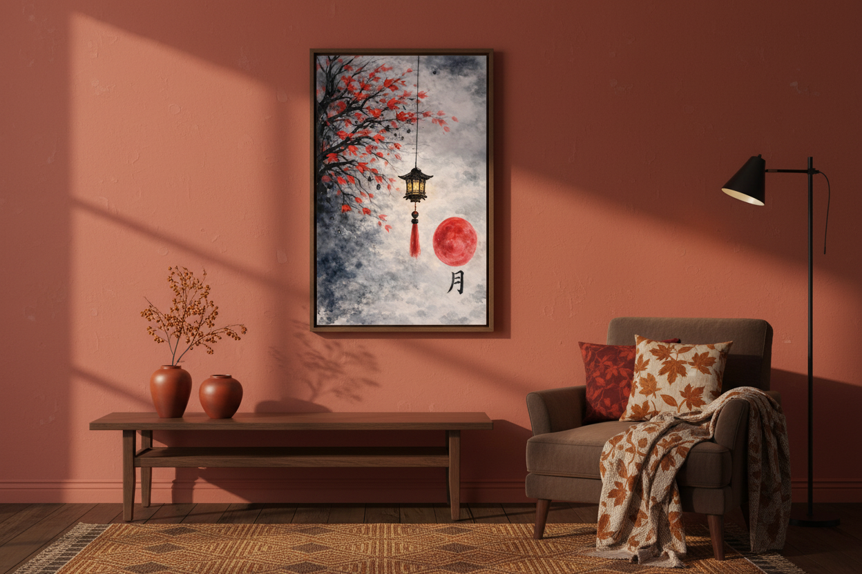 mockup - luce d'autunno - soggiorno
