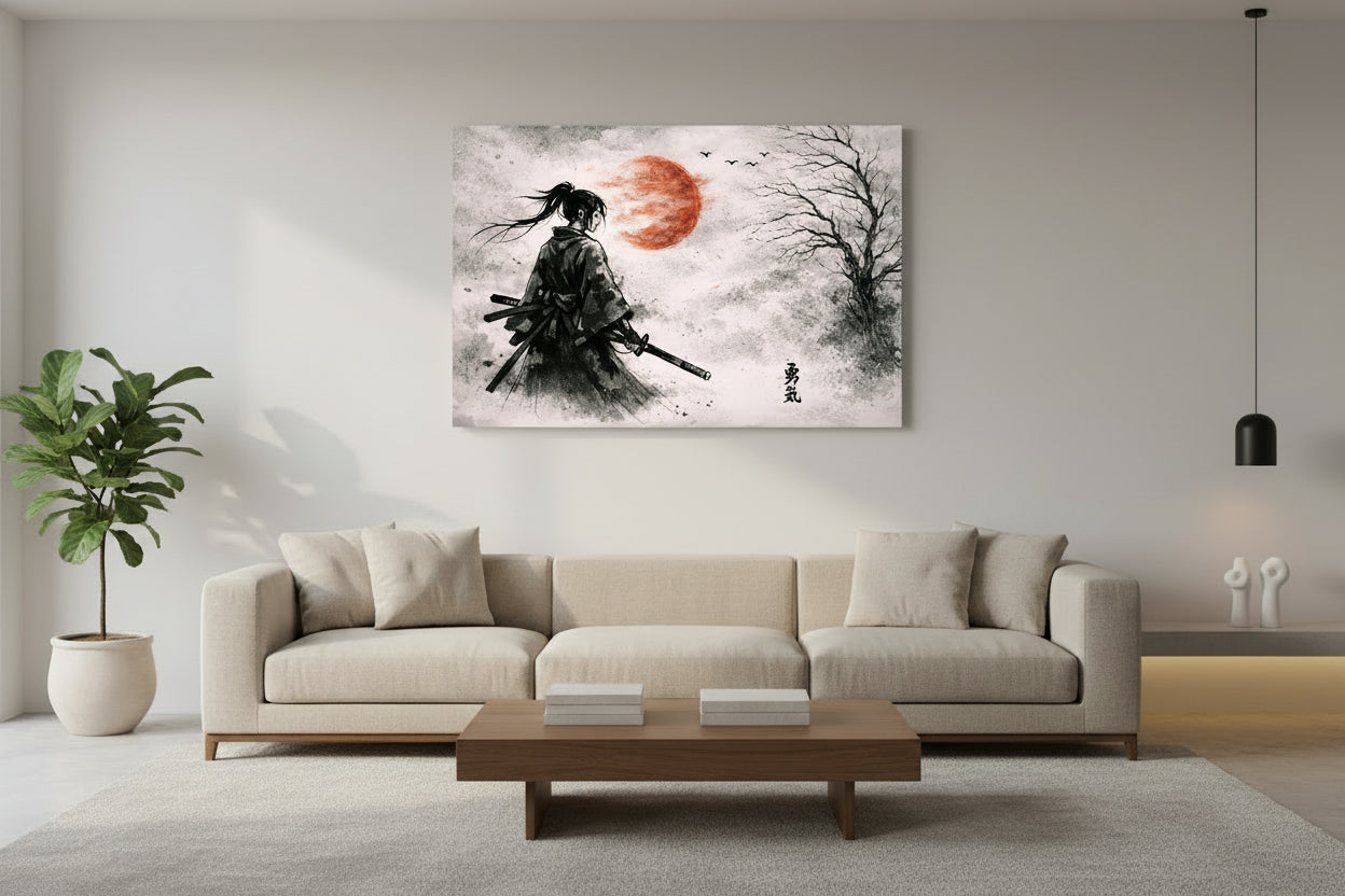 mockup - via de guerriero soggiorno - canvas
