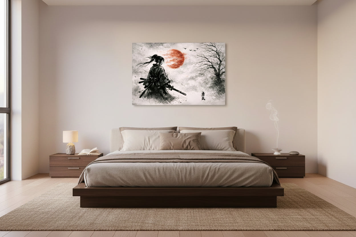 mockup - via del guerriero - camera canvas